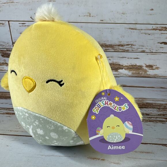 Squishmallows 8" Aimee the Easter Chick – Original Plush, Springtime Favorite - Picture 2 of 3